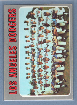 1970 Topps #411 Los Angeles Dodgers Team  EX  GO695