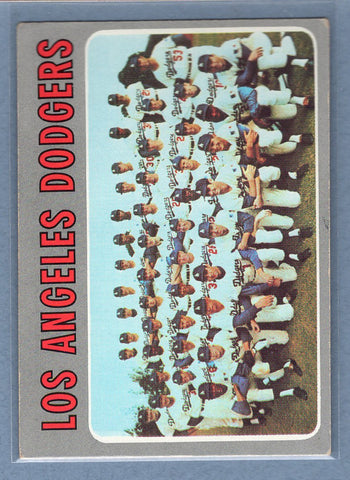 1970 Topps #411 Los Angeles Dodgers Team  EX  GO695