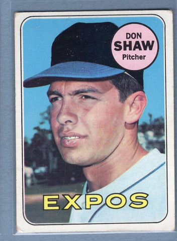 1969 Topps #183 Don Shaw VG-EX  GO50