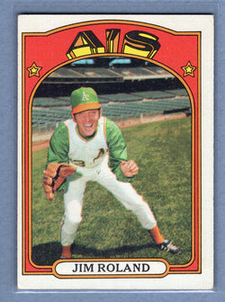 1972 Topps #464 Jim Roland EX  GO500