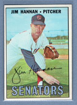 1967 Topps #291 Jim Hannan EX  GO368
