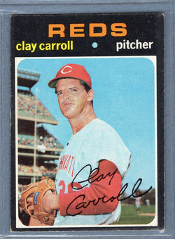 1971 Topps #394 Clay Carroll  EX  SB1