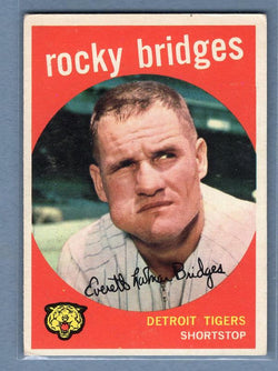 1959 Topps #318 Rocky Bridges VG-EX    Set Break A