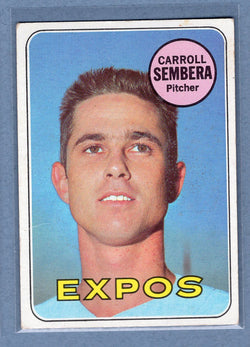 1969 Topps #351 Carroll Sembera (b) EX  GO602