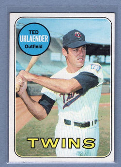 1969 Topps #194 Ted Uhlaender EX   GO50