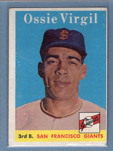 1958 Topps #107 Ossie Virgil (g) VG  GO501