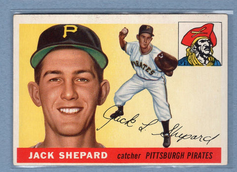1955 Topps #73 Jack Shepard VG-EX Set Break