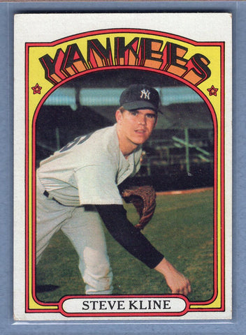 1972 Topps #467 Steve Kline EX  GO500