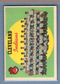 1959 Topps #476 Indians Team (a) VG-EX   GO410