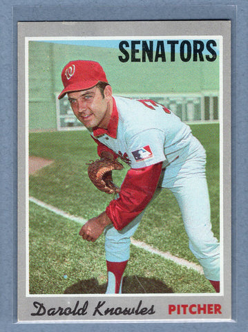 1970 Topps #106 Darold Knowles  EX-MT  GO450