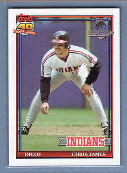 1991 Topps Desert Shield #494 Chris James  NM  GO625
