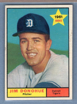 1961 Topps #151 Jim Donohue EX   GO195
