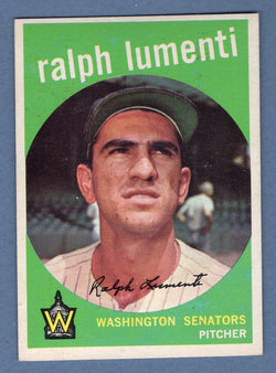 1959 Topps #316 Ralph Lumenti (Optioned) EX-MT  GO160