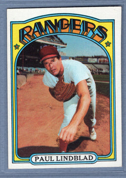 1972 Topps #396 Paul Lindblad EX-MT   GO464