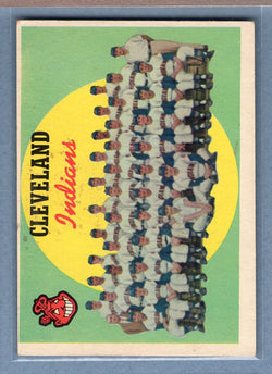 1959 Topps #476 Indians Team (b) EX   GO410