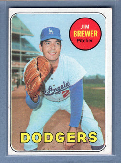 1969 Topps #241 Jim Brewer  EX-MT  GO700