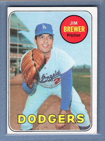 1969 Topps #241 Jim Brewer  EX-MT  GO700