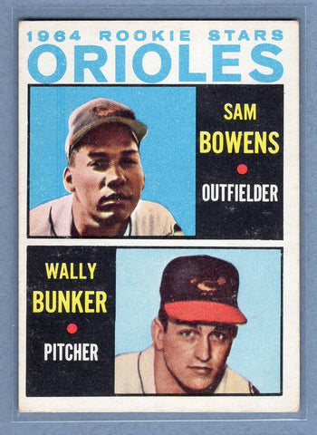 1964 Topps #201 Orioles Rookies (a) VG-EX  GO441