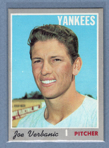 1970 Topps #416 Joe Verbanic  VG  GO695
