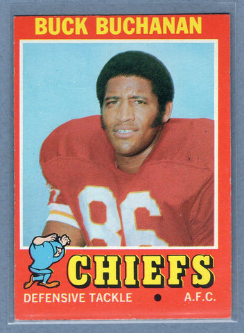 1971 Topps #13 Buck Buchanan (HOF) (a) EX-MT  GO600