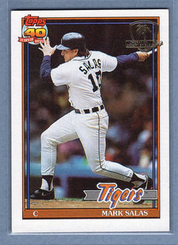 1991 Topps Desert Shield #498 Mark Salas  NM  GO625