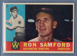 1960 Topps #409 Ron Samford VG  GO560