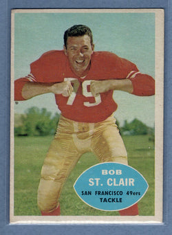 1960 Topps #118 Bob St. Clair (HOF) (b) VG-EX  GO801
