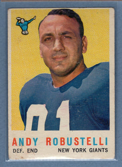 1959 Topps #147 Andy Robustelli (HOF)  VG  GO130