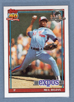 1991 Topps Desert Shield #252 Mel Rojas  NM  GO600
