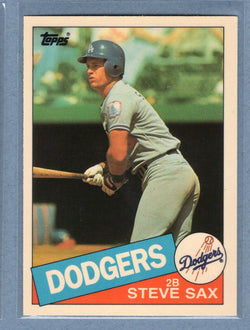 1985 Topps Tiffany #470 Steve Sax NM