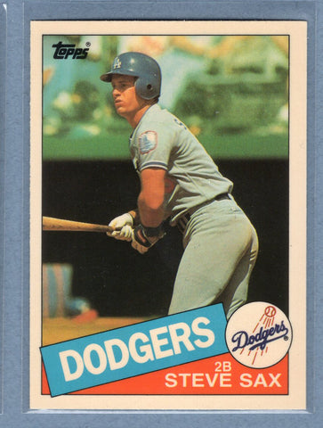 1985 Topps Tiffany #470 Steve Sax NM