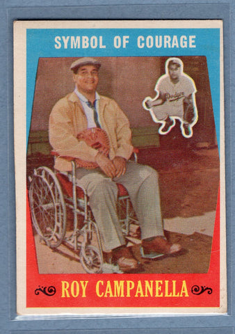 1959 Topps #550 Roy Campanella (HOF) EX  GOWA