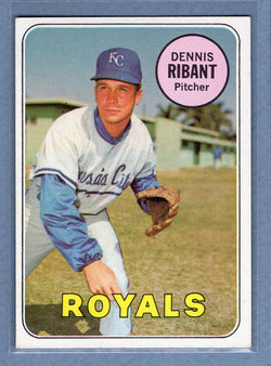 1969 Topps #463 Dennis Ribant (a) EX-MT  GOWABB