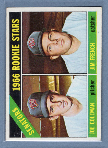 1966 Topps #333 Senators Rookies (mk) (a) VG  GO470