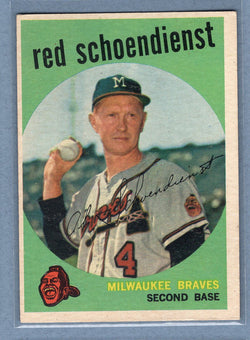 1959 Topps #480 Red Schoendienst (HOF) (b) EX   GO410