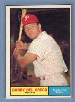 1961 Topps #154 Bobby Del Greco EX   GO195