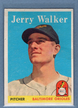 1958 Topps #113 Jerry Walker (c) VG-EX  GO501