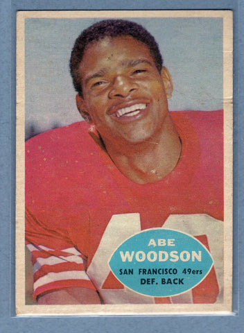 1960 Topps #120 Abe Woodson  VG  GO801