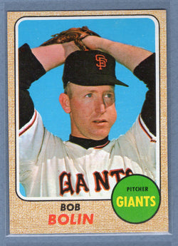1968 Topps #169 Bob Bolin   EX-MT  GO550