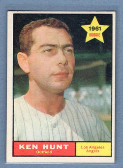 1961 Topps #156 Ken Hunt EX   GO195