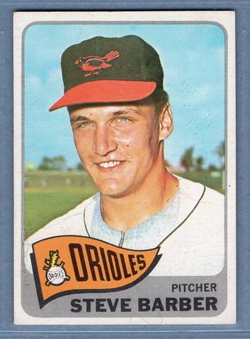 1965 Topps #113 Steve Barber VG-EX  GO320