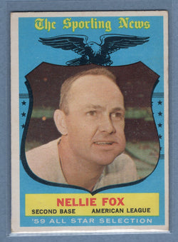 1959 Topps #556 Nellie Fox All Star (HOF) EX  GOWA