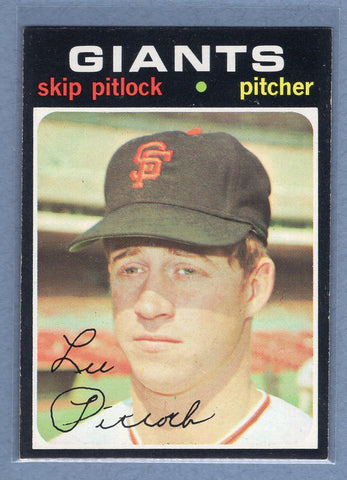 1971 Topps #19 Skip Pitlock  (b) EX-MT  GO550