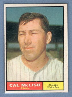1961 Topps #157 Cal McLish EX   GO195
