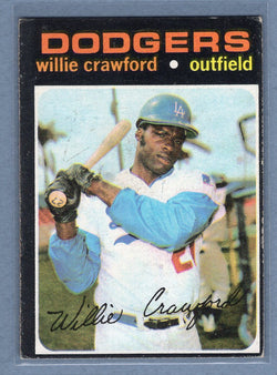 1971 Topps #519 Willie Crawford  EX  GO950