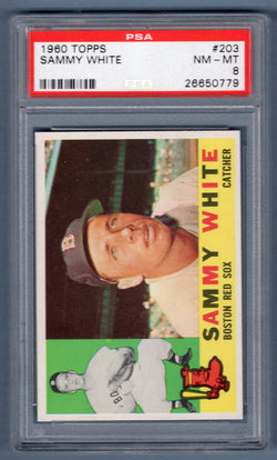 1960 Topps #203 Sammy White  (26650779) PSA 8