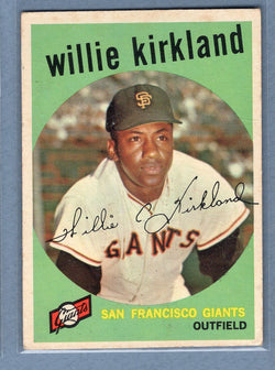 1959 Topps #484 Willie Kirkland G-VG   GO410
