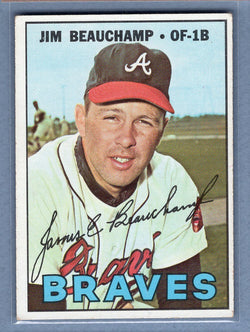 1967 Topps #307 Jim Beauchamp EX  GO368