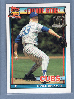 1991 Topps Desert Shield #114 Lance Dickson  NM  GO500