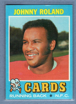 1971 Topps #123 Johnny Roland EX    GO129